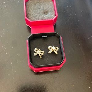 Juicy Couture bow earrings